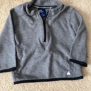 Gray Gap Fit quarter zip. Size 18-24 months.